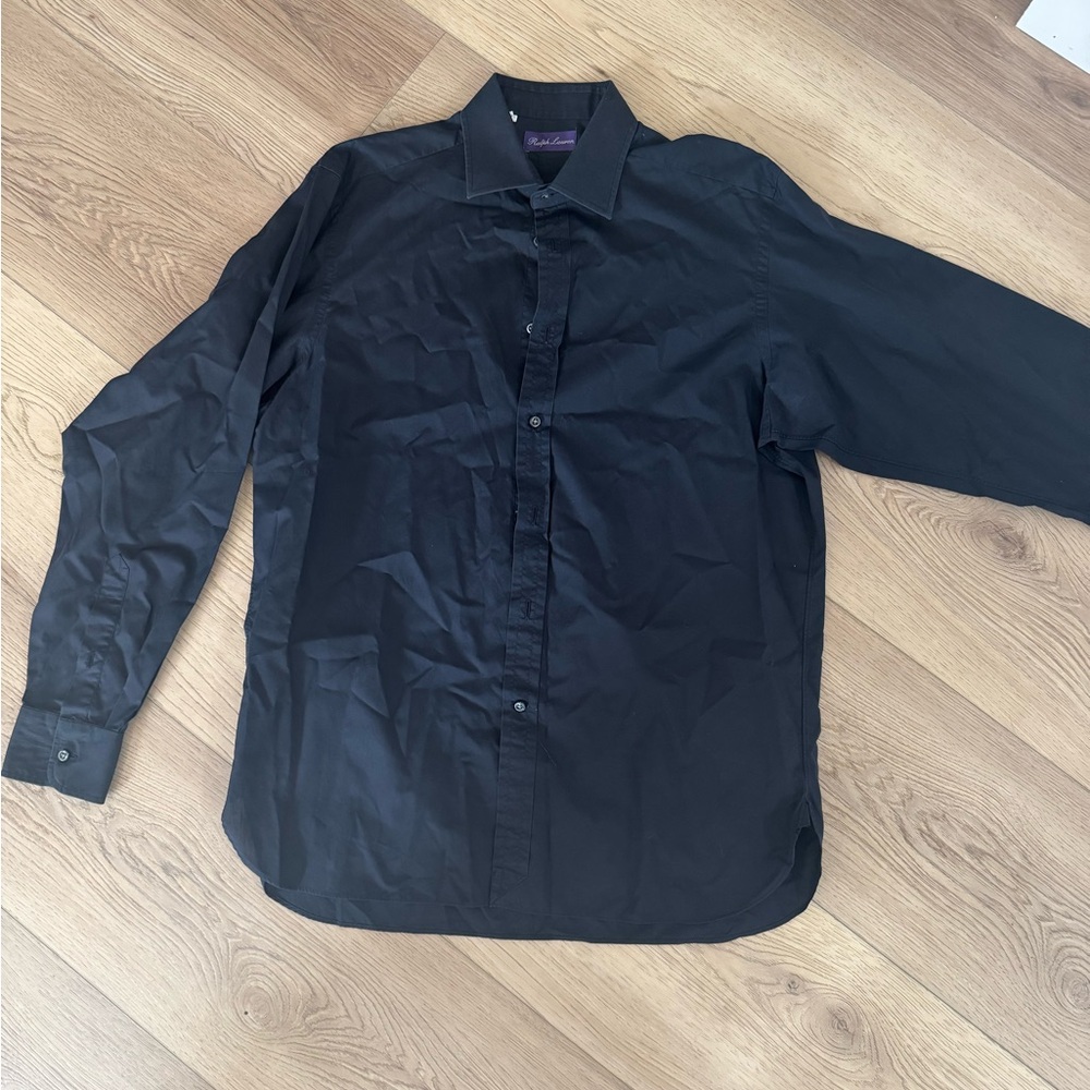 Ralph Lauren Black Casual Button Down Shirt